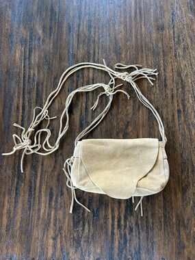 Steve Madden Vintage Y2K Suede Boho Western Tassel Crossbody Mini Bag